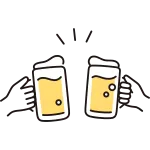 Beer Cheers SVG Icon